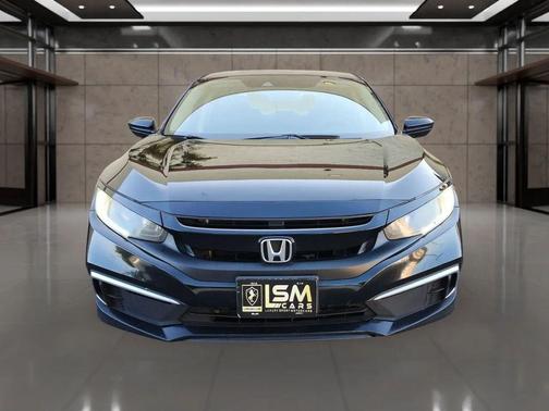 Crystal Black Pearl 2019 Honda Civic LX