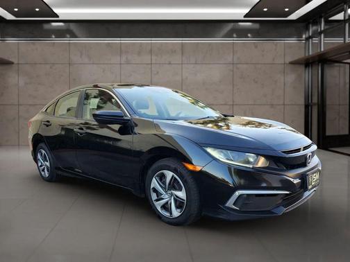 Crystal Black Pearl 2019 Honda Civic LX