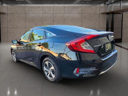 Crystal Black Pearl 2019 Honda Civic LX