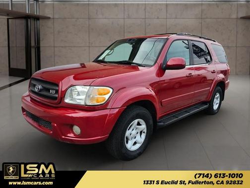 Sunfire Red Pearl 2002 Toyota Sequoia SR5