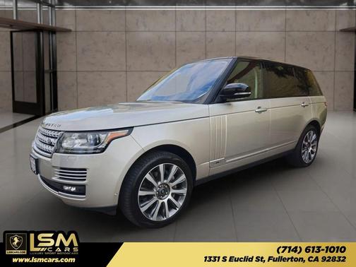 Silver 2016 Land Rover Range Rover 5.0L Supercharged Autobiography
