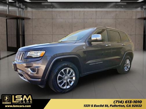 Granite Crystal Metallic Clearcoat 2015 Jeep Grand Cherokee Overland