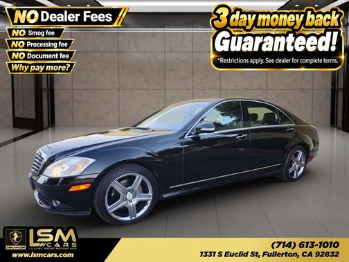 Black 2009 Mercedes-Benz S-Class Sedan