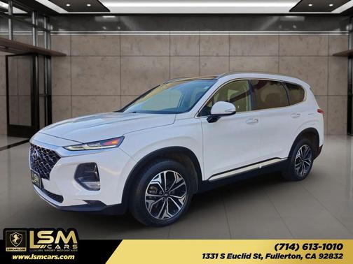 Quartz White 2019 Hyundai SANTA FE Limited 2.0T