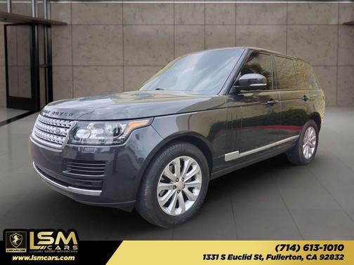 Black 2015 Land Rover Range Rover 3.0L Supercharged HSE