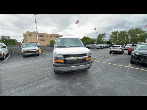 Summit White 2026 Chevrolet Express 3500 3500 Extended Wheelbase, WT, RWD