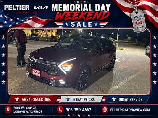 Red 2024 Kia Sportage SX-Prestige