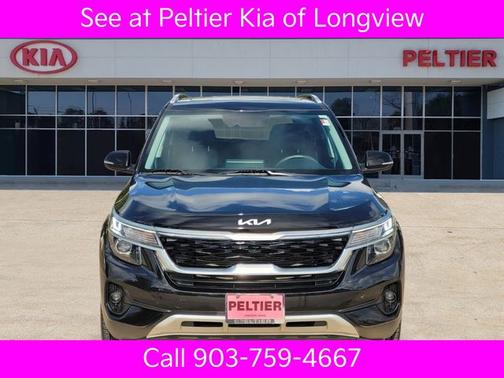 Cherry Black 2023 Kia Seltos EX