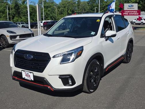 Crystal White Pearl 2023 Subaru Forester Sport