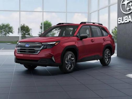 Red 2026 Subaru Forester Hybrid Premium