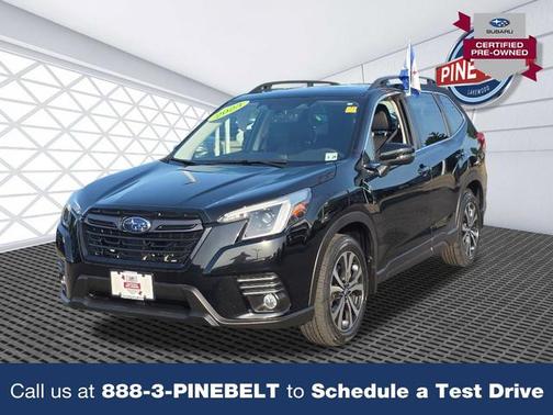 Crystal Black Silica 2023 Subaru Forester Limited