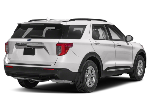 Star White Metallic Tri-Coat 2024 Ford Explorer XLT