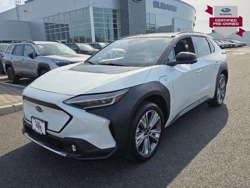 White 2024 Subaru Solterra Touring