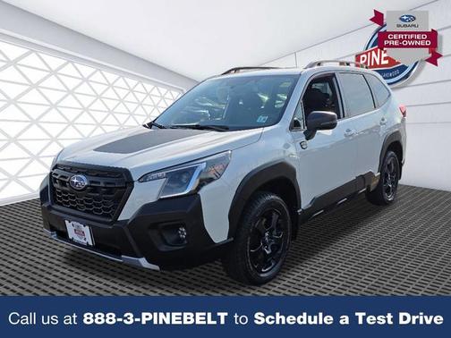 Crystal White Pearl 2023 Subaru Forester Wilderness