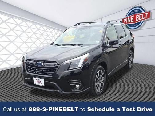 Crystal Black Silica 2023 Subaru Forester Limited