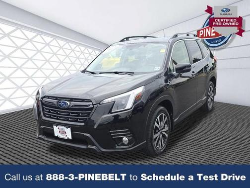 Crystal Black Silica 2023 Subaru Forester Limited