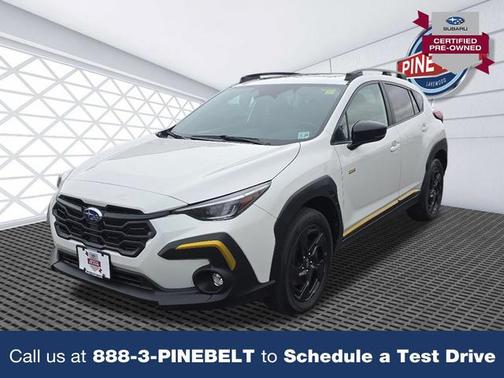 Crystal White Pearl 2024 Subaru Crosstrek Sport