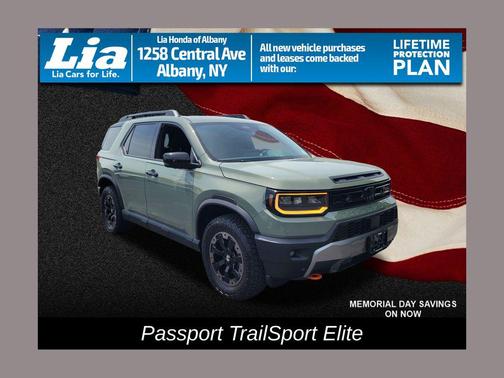 Ash Green Metallic 2026 Honda Passport AWD TrailSport Elite