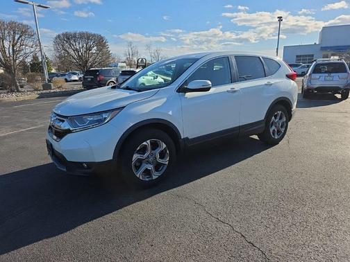 White Diamond Pearl 2018 Honda CR-V EX-L
