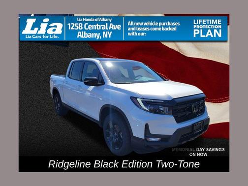 Platinum White Pearl 2026 Honda Ridgeline Black
