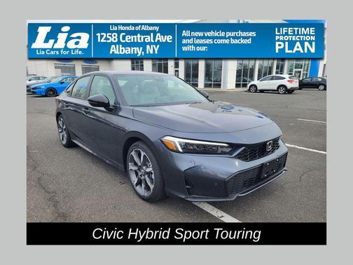Meteorite Gray Metallic 2026 Honda Civic Hybrid Sport Touring