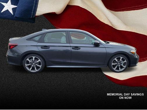 Meteorite Gray Metallic 2026 Honda Civic Hybrid Sport Touring
