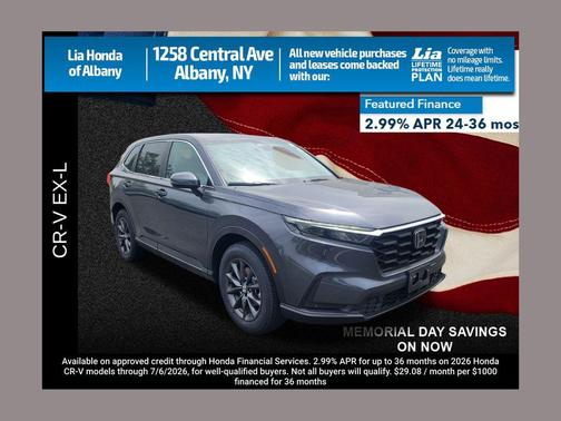 Modern Steel Metallic 2026 Honda CR-V EX-L AWD