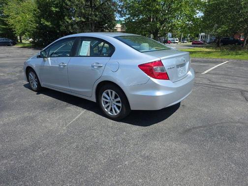 Polished Metal Metallic 2012 Honda Civic EX