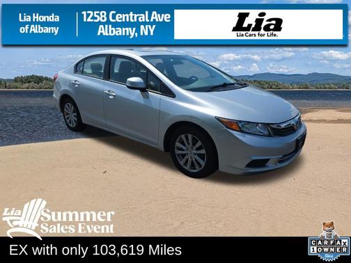 Polished Metal Metallic 2012 Honda Civic EX