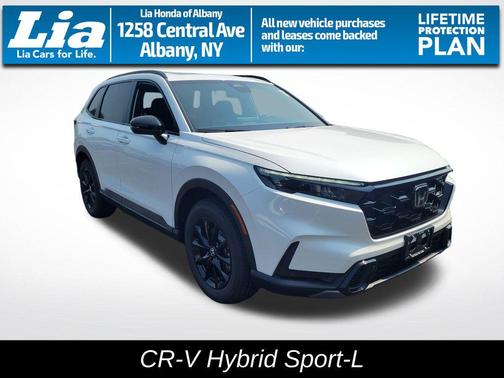 Platinum White Pearl 2026 Honda CR-V Hybrid Sport-L AWD