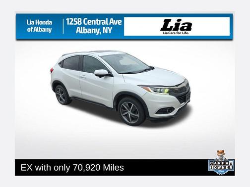 Platinum White Pearl 2021 Honda HR-V EX
