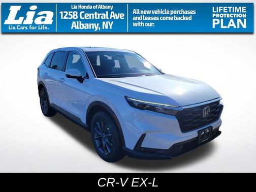 Platinum White Pearl 2026 Honda CR-V EX-L AWD