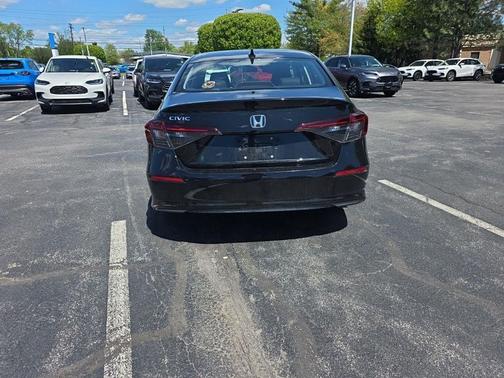 Crystal Black Pearl 2025 Honda Civic LX