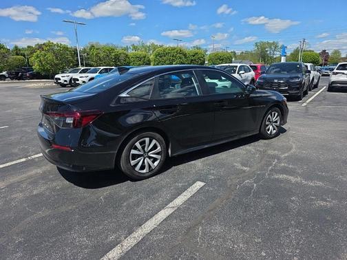 Crystal Black Pearl 2025 Honda Civic LX