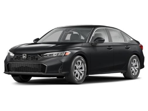 Crystal Black Pearl 2025 Honda Civic LX