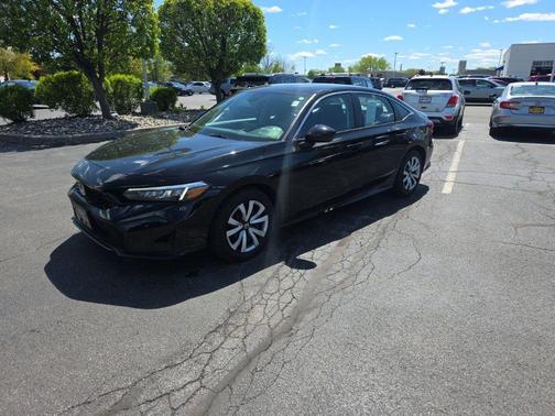 Crystal Black Pearl 2025 Honda Civic LX