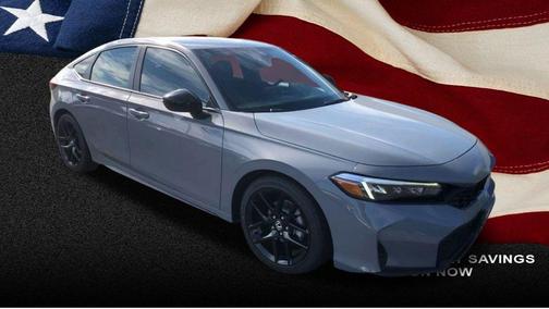 Urban Gray Pearl 2025 Honda Civic Sport