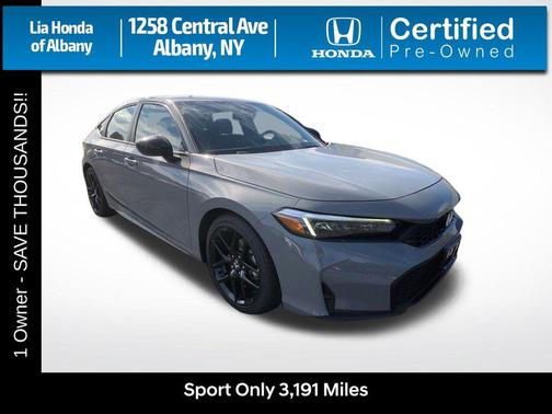 Urban Gray Pearl 2025 Honda Civic Sport