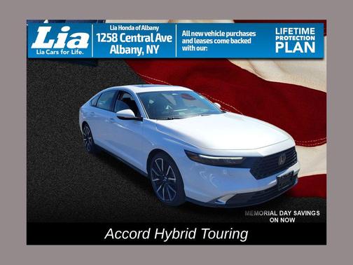 Platinum White Pearl 2026 Honda Accord Hybrid Touring