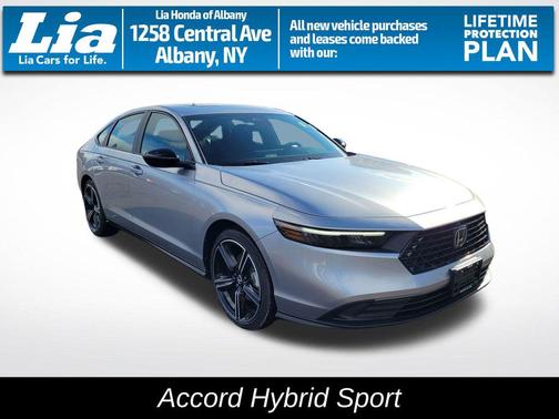 Solar Silver Metallic 2026 Honda Accord Hybrid Sport