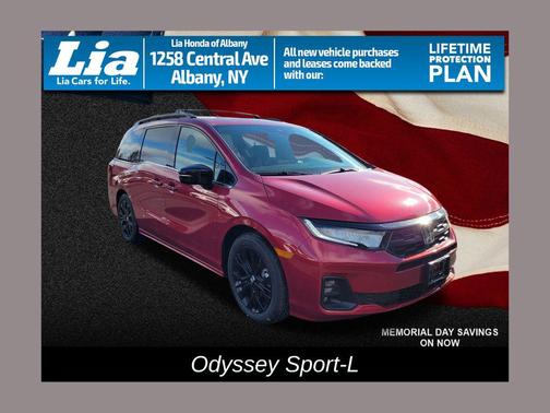 Radiant Red Metallic II 2026 Honda Odyssey Sport-L