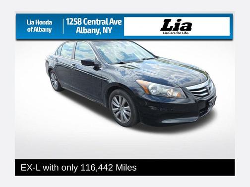 Crystal Black Pearl 2012 Honda Accord EX-L