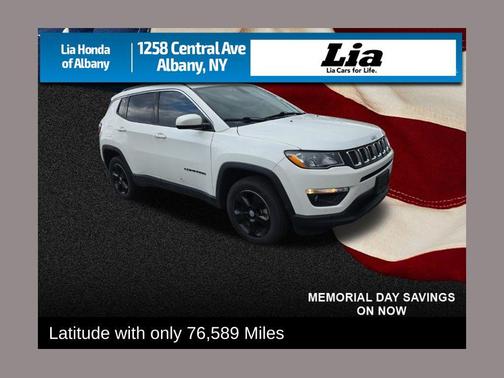 White Clearcoat 2020 Jeep Compass Latitude