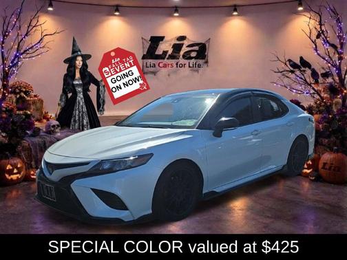 Wind Chill Pearl/Midnight Black Metallic 2023 Toyota Camry TRD