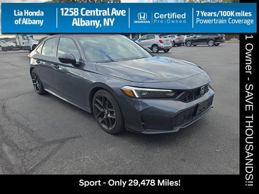 Crystal Black Pearl 2025 Honda Civic Sport
