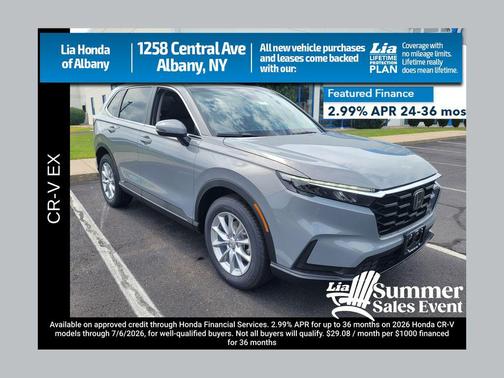 Urban Gray Pearl 2026 Honda CR-V EX AWD