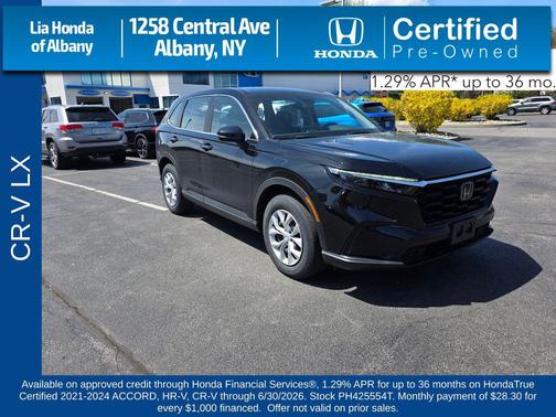 Crystal Black Pearl 2023 Honda CR-V LX AWD
