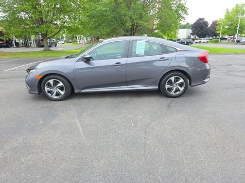 Modern Steel Metallic 2019 Honda Civic LX