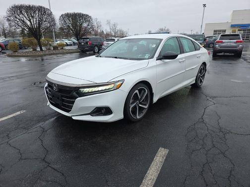 Platinum White Pearl 2021 Honda Accord Sport 1.5T