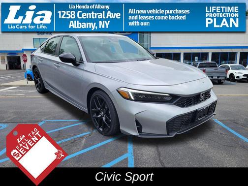 Solar Silver Metallic 2026 Honda Civic Sport